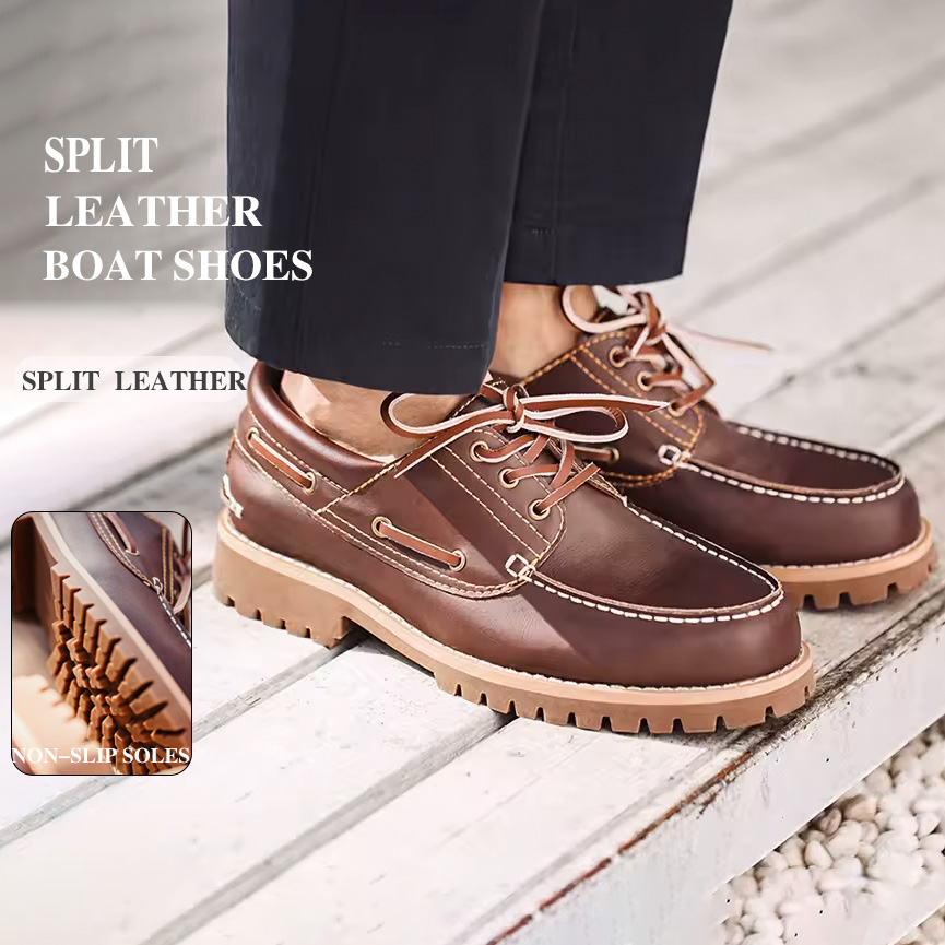 Men Formal Wear With Boots - Maden Herren Vintage Bootsschuhe Schnürschuhe mit