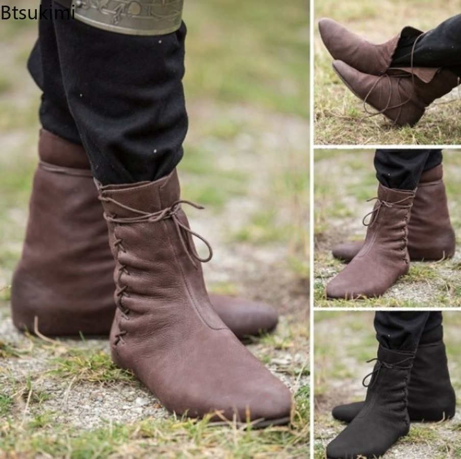 Men Formal Wear With Boots - 2026 Herren Mittelalterliche Victoria Renaissance Stiefel