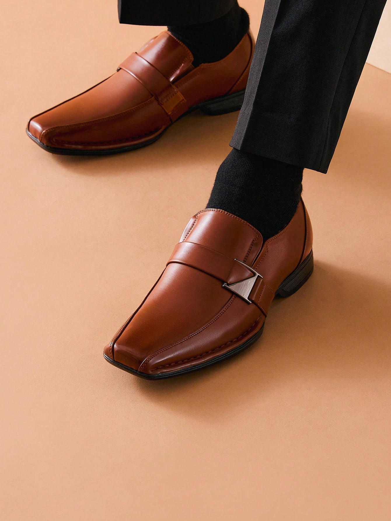 Herren-Slipper aus PU-Leder mi – Formal Men Daily Wear Footwear Bewertung und Preis