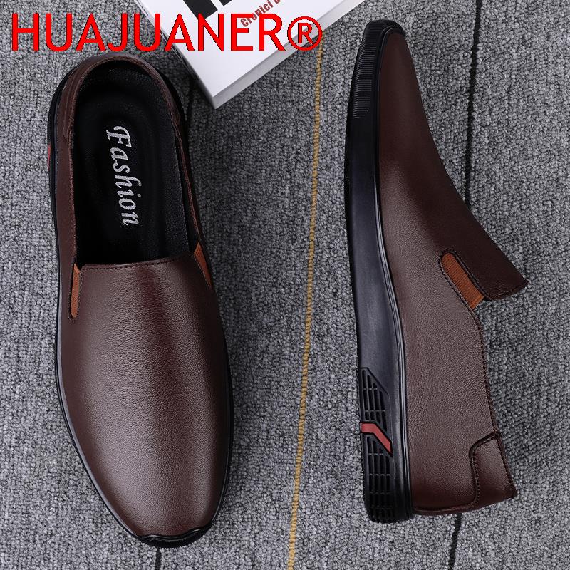 Echtes Leder Schuhe Herren Loa – Men Formal Wear All Black Bewertung und Preis