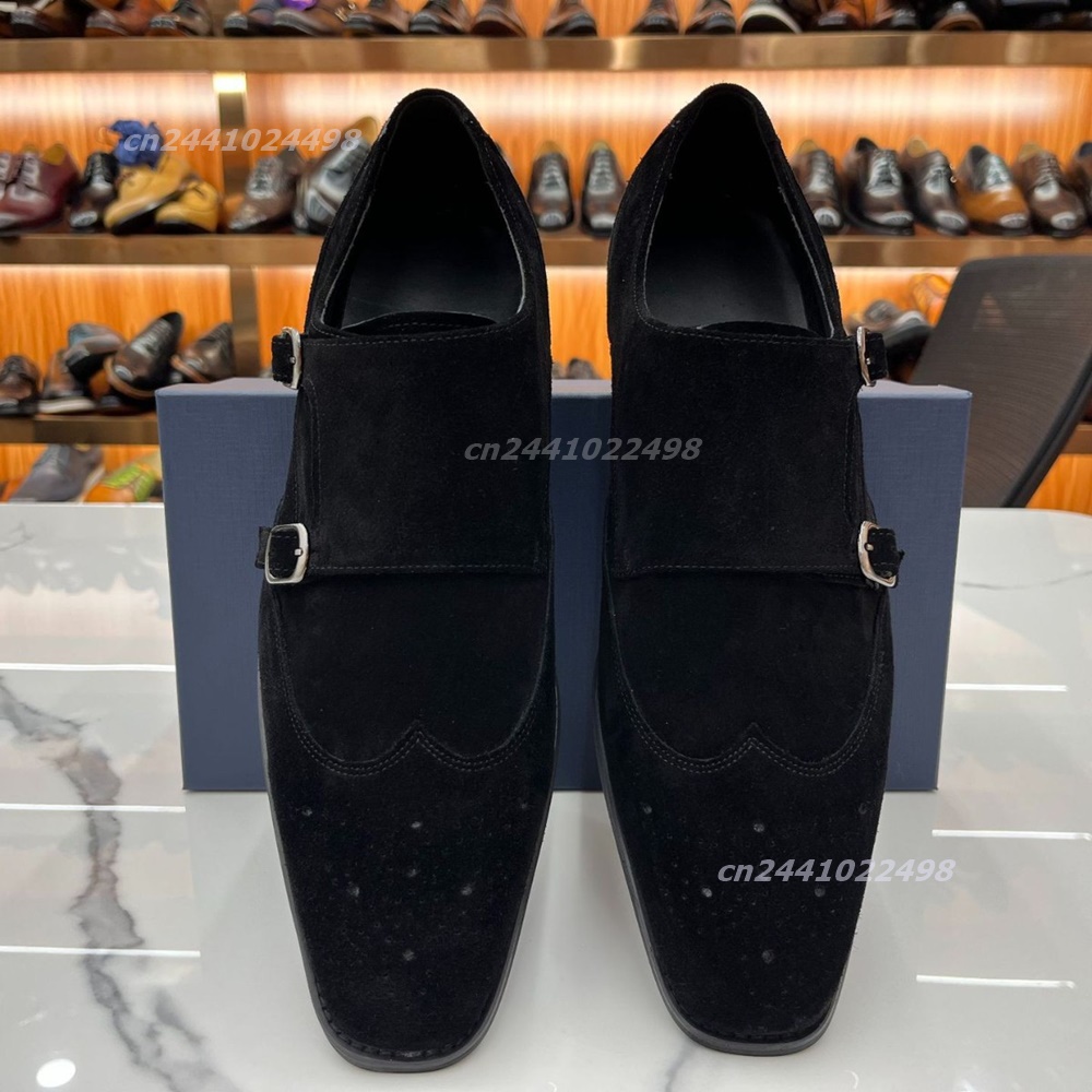 Herren-Monk-Loafer mit doppelt – Formal Men Daily Wear Footwear Bewertung und Preis