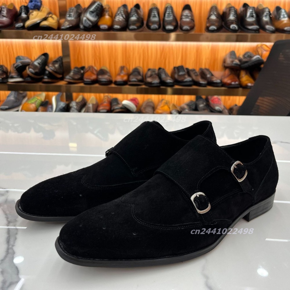 Herren-Monk-Loafer mit doppelt – Formal Men Daily Wear Footwear Bewertung und Preis