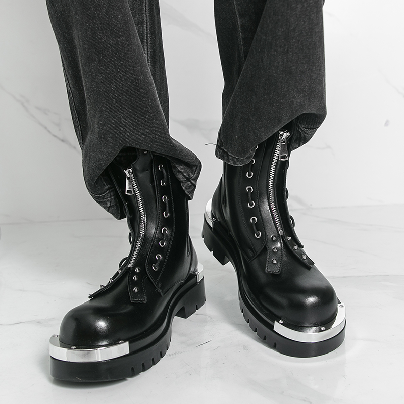 Herrenstiefel mit dicken Sohle – Men Formal Wear With Boots Bewertung und Preis