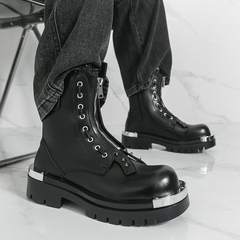 Herrenstiefel mit dicken Sohle – Men Formal Wear With Boots Bewertung und Preis