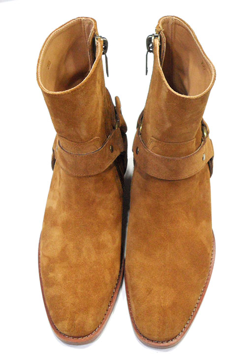 Männer echtes Leder handgemach – Men Formal Wear With Boots Bewertung und Preis